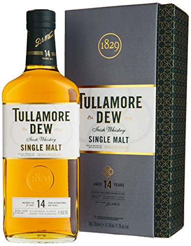 Tullamore DEW Irish Whiskey 14 Jahre mit Geschenkverpackung (1 x 0,7 l)