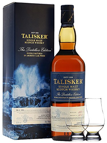 Talisker Distillers Edition 0,7 Liter+ 2 Glencairn Gläser