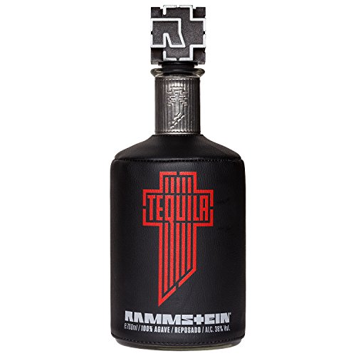 Rammstein Tequila Reposado Agave (1 x 0.7 l), Offizielles Band Merchandise Fan Getränk Schnaps Alkohol Geschenk