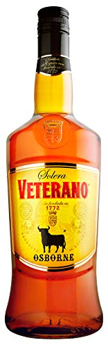Osborne Veterano 30% vol. – Hochwertige Spirituose aus Spanien hergestellt nach dem Solera-Verfahren (1 x 1,0l)