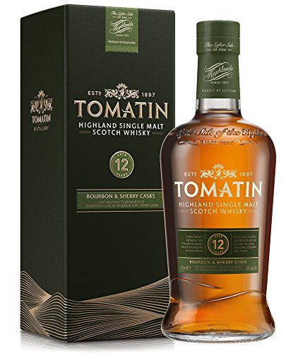 Tomatin 12 Jahre, Single Malt Scotch Whisky, 0,7l. in Einzel-Geschenkpackung