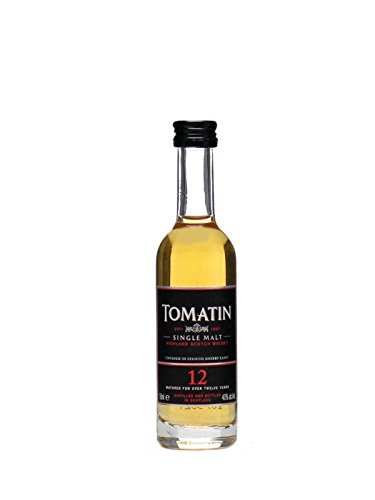 Tomatin 12 Jahre Single Malt Whisky Miniatur 5 cl