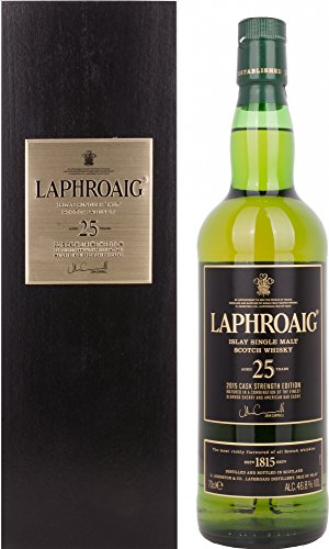 Laphroaig 25 Years Old Cask Strength Edition 2015 in Holzkiste 46,8% Vol. 0,7 l