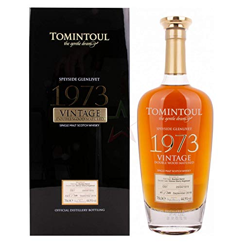 Tomintoul VINTAGE Double Wood Matured 1973 Whisky (1 x 0.7 l)