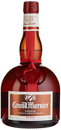 Grand Marnier Cordon Rouge – edler Blend aus Cognac und Bitterorangen-Essenz – pur als Likör oder zum Cocktail mixen – 40 % vol. – 1 x 0,7 l