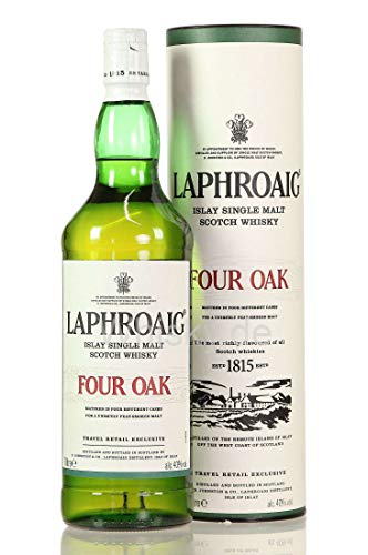Laphroaig Four Oak Whisky mit Geschenkverpackung (1 x 1 l)