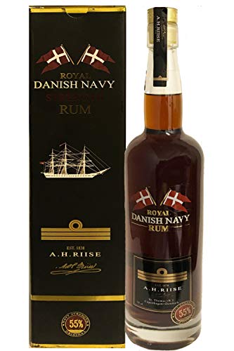 A.H. RIISE Danish Navy STRENGTH Rum 55% 0,7 Liter
