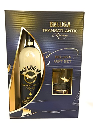 Beluga Wodka Transatlantic Racing Vodka Russian Geschenk-Set 40% 1x 0,7 Liter