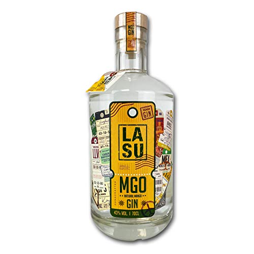 LA SU MGO Premium Gin 43 % (1x 0,7 l) Exotischer handcrafted Gin mit einer frischen Mango-Note.