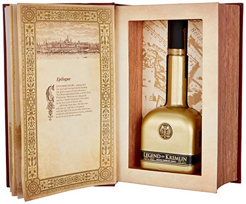 Legend of Kremlin Russian Vodka de Luxe Gold Limited Edition mit Geschenkverpackung (1 x 0.7 l)