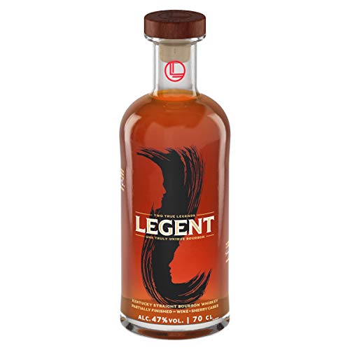Legent Premium Kentucky Straight Bourbon Whiskey, mit Finish in Rotwein- und Sherryfässern, 47% Vol, 1 x 0,7l