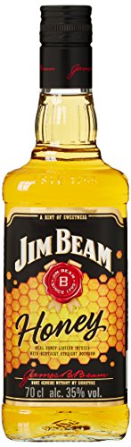 Jim Beam Honey – Bourbon Whiskey mit Honig-Likör, intensiver und süßer Geschmack, 32.5% Vol, 1 x 0,7l