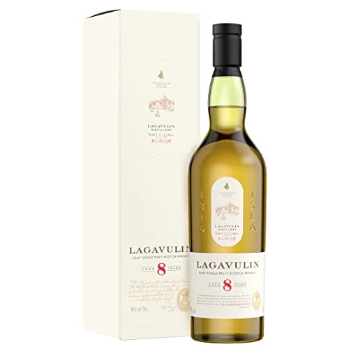 Lagavulin 8 Jahre Islay Single Malt Scotch Whisky 70cl mit Geschenkverpackung
