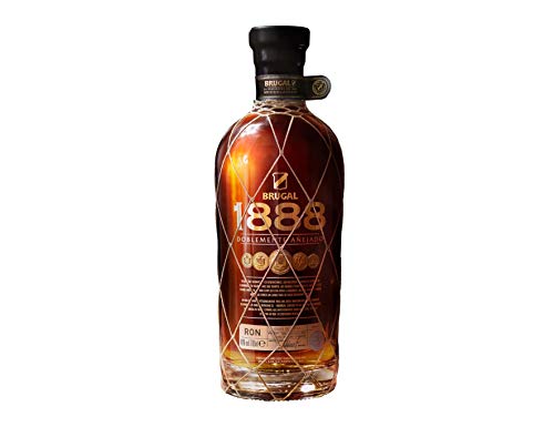 Brugal 1888 Dominikanischer Premium Rum, zweifach gelagert für ein komplexes Aroma, 40% Vol, 1 x 0,7l