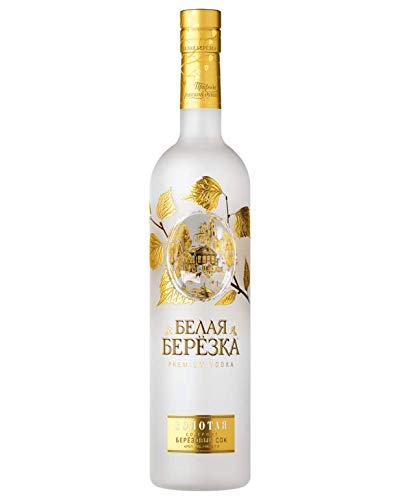 Vodka White Birch Gold 0,7L russischer Premium Wodka mit Birkensaft