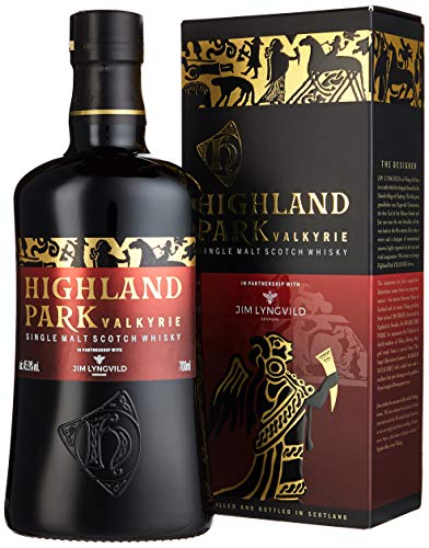 Highland Park Valkyrie Single Malt Scotch Whisky (1 x 0.7 l) – warme aromatische Raucharomen und volle, reife Frucht, Teil 1 der Viking Legends Trilogie