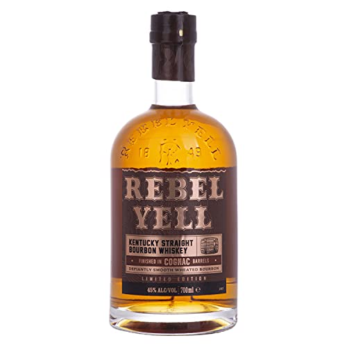Rebel Yell Bourbon Whiskey Cognac Barrel Finish 45% Volume 0,7l Whisky