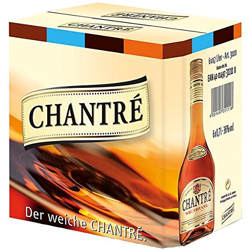 Chantrè Weinbrand, 6 x 0,7 Liter