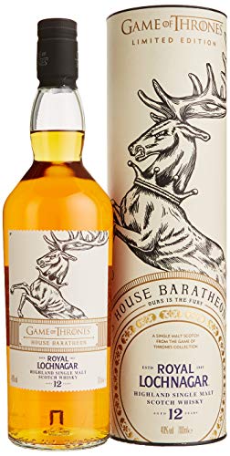 Royal Lochnagar 12 Jahre Single Malt Scotch Whisky – Haus Baratheon Game of Thrones Limitierte Edition (1 x 0.7 l)