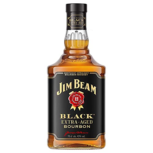 Jim Beam Black Extra-Aged Kentucky Straight Bourbon Whiskey, einzigartiges und ausbalanciertes Aroma, 43% Vol, 1 x 0,7l