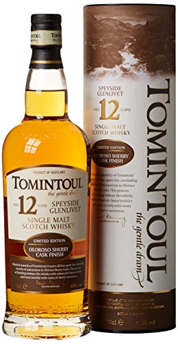Tomintoul 12 Years Old Oloroso Cask mit Geschenkverpackung Whisky (1 x 0.7 l)