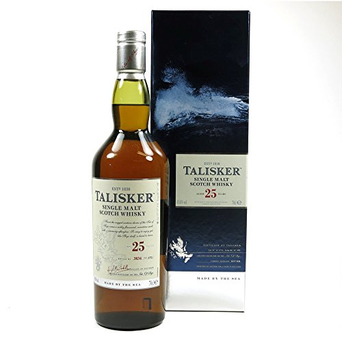 Talisker Single Malt Whisky 25 Years Old + GB 45,8% Vol. 0,7 l