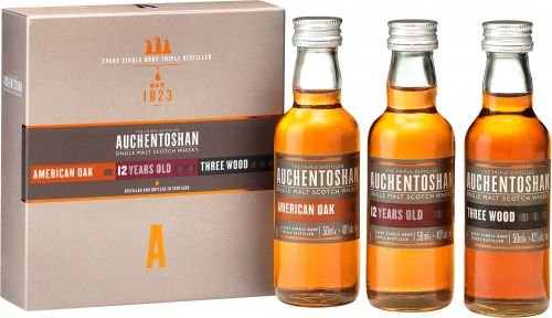 Auchentoshan Single Malt Scotch Whisky Geschenk-Collection 3x 0,05l