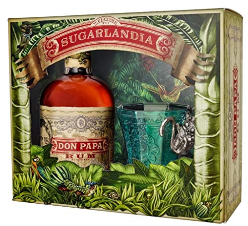 Don Papa Rum 7 Years Old 40%, Volume – 0.7 l in Geschenkbox mit Glas