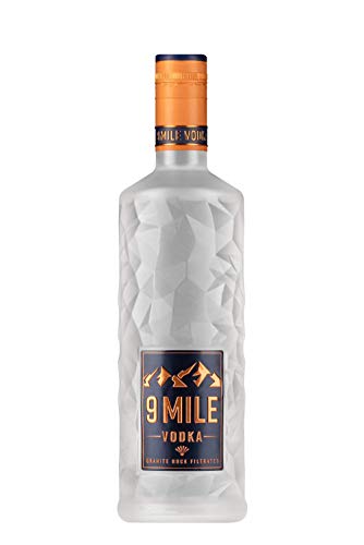 9 Mile Vodka Wodka 0,7l (37,5% Vol) LED beleuchtet – [Enthält Sulfite]