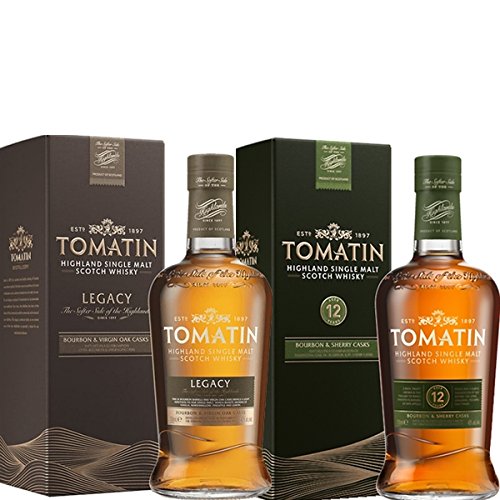 Tomatin Whisky Set 12 Jahre & Tomatin Legacy 2x 0,7 L